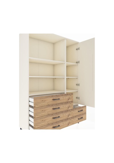 Hyperion Dolap 7 Raflı 6 Çekmeceli Tek Kapaklı 132x44x195 Aytaşı-aytaşı/çam Aytası/atlas Çam Hyperion Dolap 7 Raflı 6 Çekmeceli Tek Kapaklı 132x44x195 Aytaşı-aytaşı/çam Aytası/atlas Çam