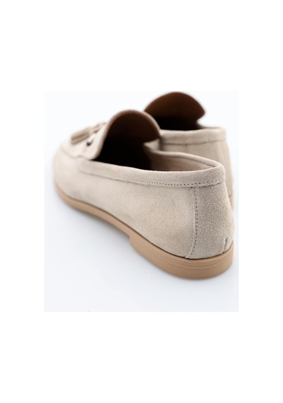 Bej Süet Loafer 34307-bej Bej