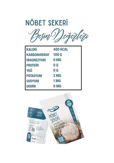 Nöbet Şekeri 100 Gr Geleneksel Kristal Şeker, İri Taneli Şeker, Çay Ve İçecekler İçin
