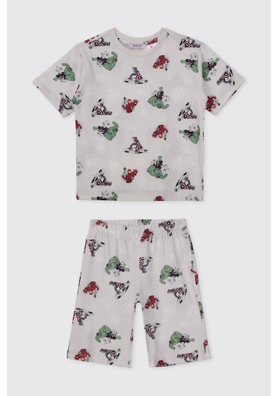 Panço Erkek Çocuk Avengers Pijama Takımı 2611bk39006 Gri