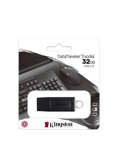 Kingston 32 GB Exodia USB3.2 Gen.1 USB Bellek