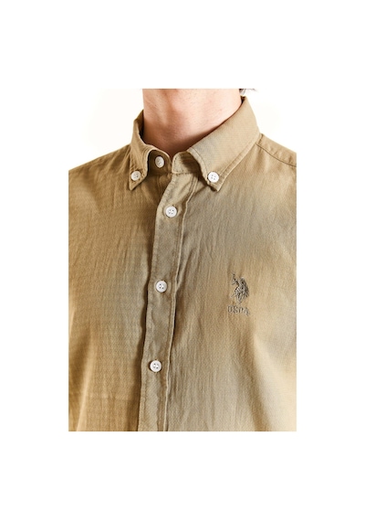 U.s. Polo Assn. Erkek Gömlek 50283718-vr027 Haki