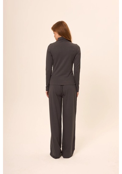 Zoor Ultra Soft Penye Modal Pantolon Füme