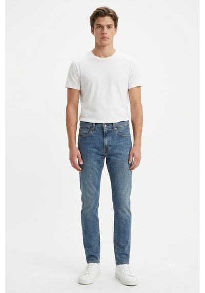 Levi's 512 Slim Taper Fit Men's Jeans Likralı Erkek Kot Pantolon-1452 Kot Mavi