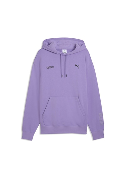 Puma X Pokémon Graphıc Erkek Geniş Kesim Kapüşonlu Sweatshırt 634915 29 Mor