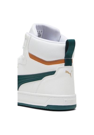 Puma Caven 2.0 Mid Beyaz Erkek High Sneaker Beyaz-k Yesıl Çok Renkli