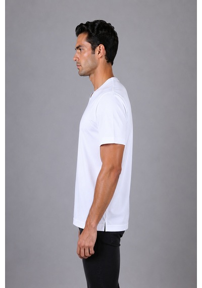 Bisse Beyaz V Yaka Basic T-shirt Ts26y26101 D01