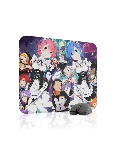 Re Zero Kaymaz Dikişli Kauçuk Oyuncu Mousepad V4 - 48x40 Xl Gaming Mouse Pad Fare Altlığı