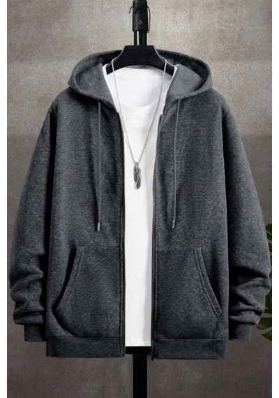 Cool Tarz Unisex Relax Fit Rahat Kesim Pamuklu İçi Polarlı Çift Cepli Fermuarlı Füme Kapüşonlu Sweatshirt Füme Füme Cool Tarz Unisex Relax Fit Rahat Kesim Pamuklu İçi Polarlı Çift Cepli Fermuarlı Füme Kapüşonlu Sweatshirt Füme Füme
