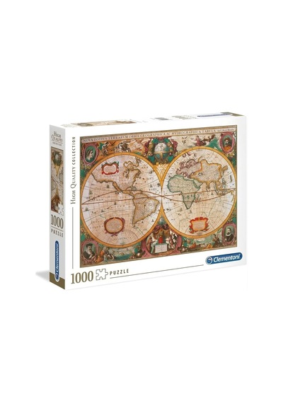 Clementoni Old Map 1000 Parça High Quality Collection Yetişkin Puzzle