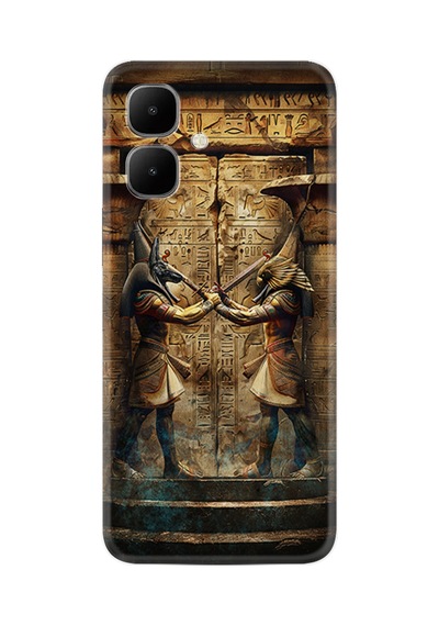 Infinix Smart 10 Kılıf Boutique Baskılı Resimli Mısır Pcode -013
