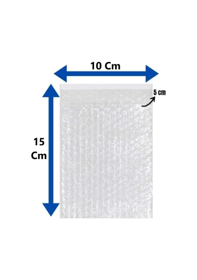 Balonlu Patpat Torba, Bantlı Baloncuklu Torba 10cm X 15cm + 5cm 50 Adet 1
