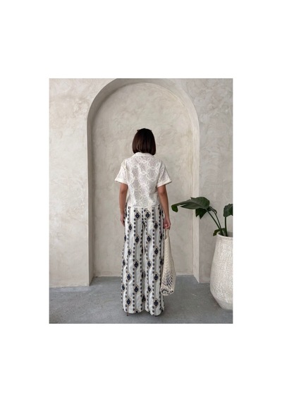 Verymoda Nakışlı Pantolon D2863 Taş