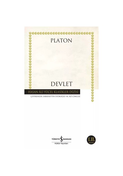 Devlet - Platon - İş Bankası Kültür Yayınları