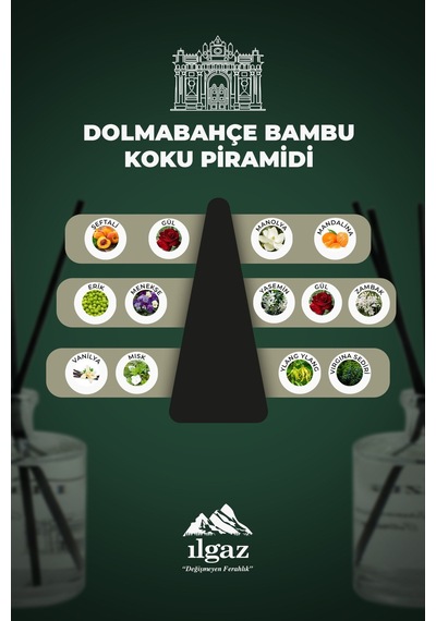 Dolmabahçe Bambu Çubuklu Oda Kokusu Türkiye Serisi Çiçeksi 500 ML