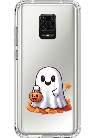 Xiaomi Redmi Note 9 Pro Uyumlu Şeffaf Kılıf New Minies 3 Tasarımlı