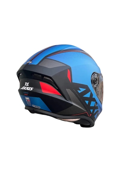 Motosiklet Full Face Draken S Mat Mavi E7 V.2 Motor Kaskı Çok Renkli