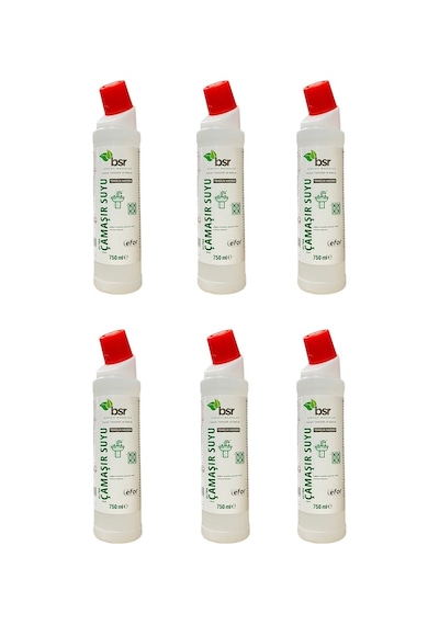Ultra Kıvamlı Çamaşır Suyu 750 Ml 6 Lı Yoğun Kıvamlı Banyo Wc Hijyen Temizleyici 6'lı Set