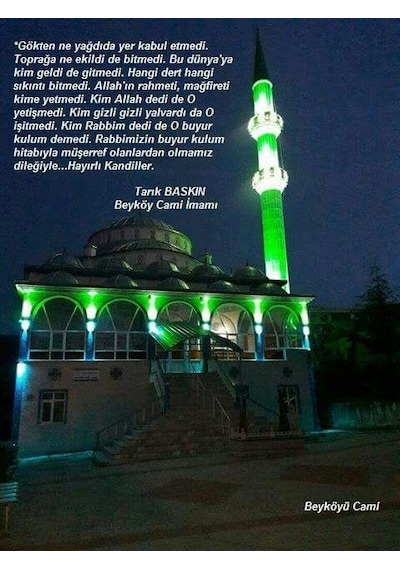 cami aydınlatma minare dış mekan su gecirmez tüp led floresan