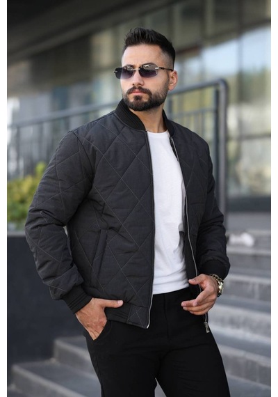 Unisex Kapitoneli Bomber Ceket - Günlük Şık & Spor Kombinlerin Vazgeçilmezi Siyah Kptne Unisex Kapitoneli Bomber Ceket - Günlük Şık & Spor Kombinlerin Vazgeçilmezi Siyah Kptne
