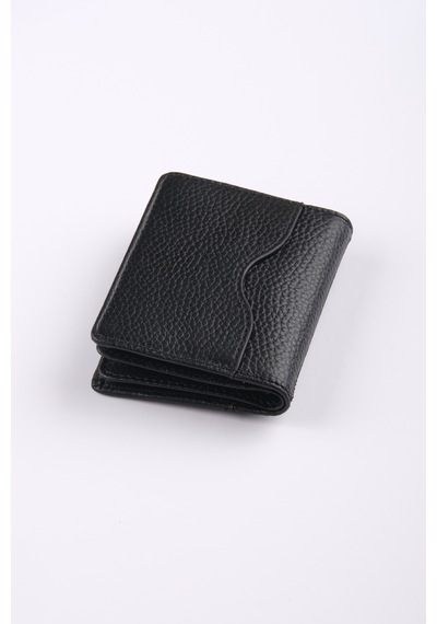 Ancora Leather Hakiki Deri Kartlık-26207 Siyah