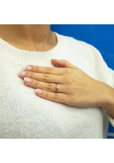 Lova 0,19 Karat Pırlanta Tektaş Yüzük - 1040013