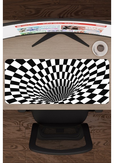 Dama Kaymaz Dikişli Kauçuk Oyuncu Mousepad V4 - 70x30 Xl Gaming Mouse Pad Fare Altlığı