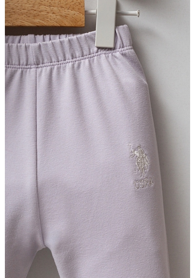 U.S. Polo Assn. U.s.polo Assn Kız Bebek 2li Takım - Beyaz-lila Beyaz-lila