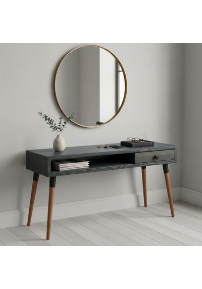 Mobenta Neo Entry Masif Ahşap Dresuar, 1 Çekmece & 1 Bölme - 120 Cm, An Antrasit