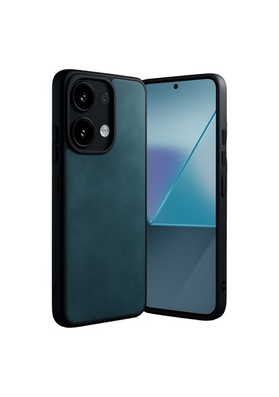 Redmi Note 13 4g Kılıf Aras Deri Kapak - Koyu Yeşil Bz8683140743604