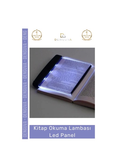 Okumalambası Şeffaf Pleksiglas Göz Dostu Taşınabilir Pilli Kitap Aydınlatma Aparatı Okuma Lambası L