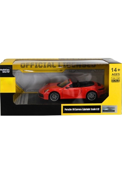 1/31 Porsche 911 Carrera Cabriolet Model Araba Çok Renkli