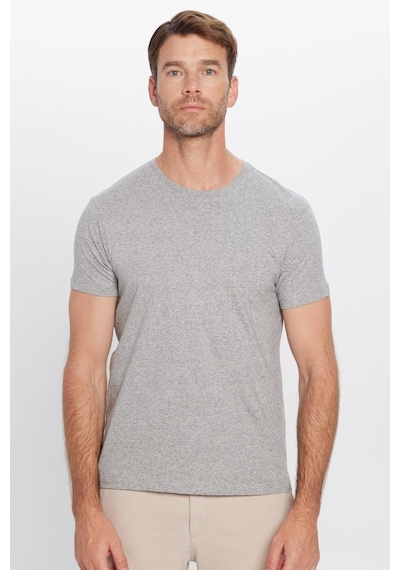 Tudors Erkek Slim Fit Dar Kesim Pamuklu Yumuşak Doku Likralı Esnek Kumaş Basic Gri Bisiklet Yaka Tişört-32478 Gri Tudors Erkek Slim Fit Dar Kesim Pamuklu Yumuşak Doku Likralı Esnek Kumaş Basic Gri Bisiklet Yaka Tişört-32478 Gri