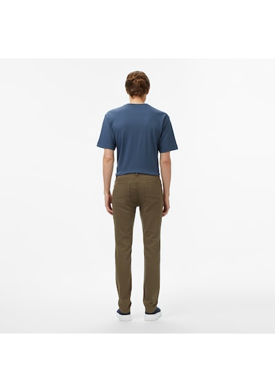 Nautica Erkek Kahverengi Slim Fit Pantolon Düz P57114t Kahverengi