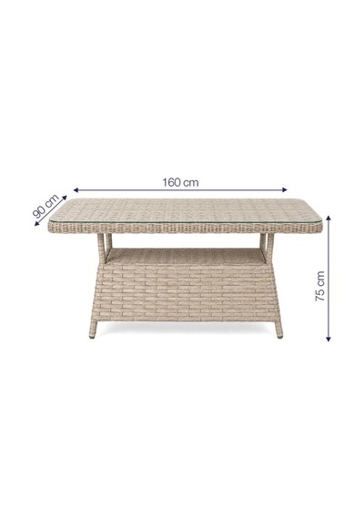 Niron Grand 3'lü Rattan Alüminyum Bahçe Oturma Grubu - Cappucino Temperli Cam Set 3+1+1+puf Diğer Niron Grand 3'lü Rattan Alüminyum Bahçe Oturma Grubu - Cappucino Temperli Cam Set 3+1+1+puf Diğer