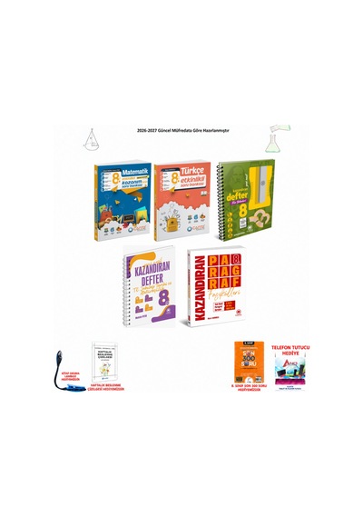 Çanta 8. Sınıf Lgs Tüm Dersler 173 5 Kitap Seti