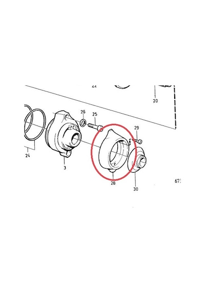 Volvo Penta Yelkenli Md Sail Drive Kuyruk için Tutya - 876286
