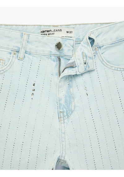 Koton 26yy59000164 Açık Mavi Kadın Jean Pantolon 6sal40011md