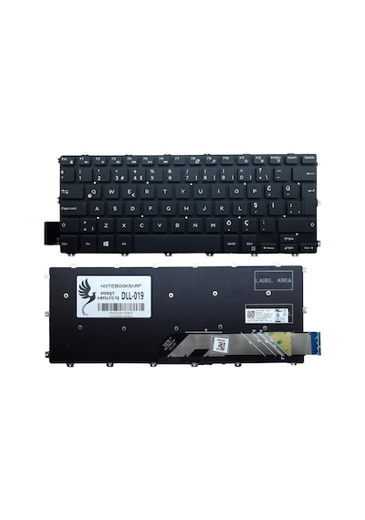 Dell Vostro 5481 P92g, P92g001 Uyumlu Notebook Klavye Siyah