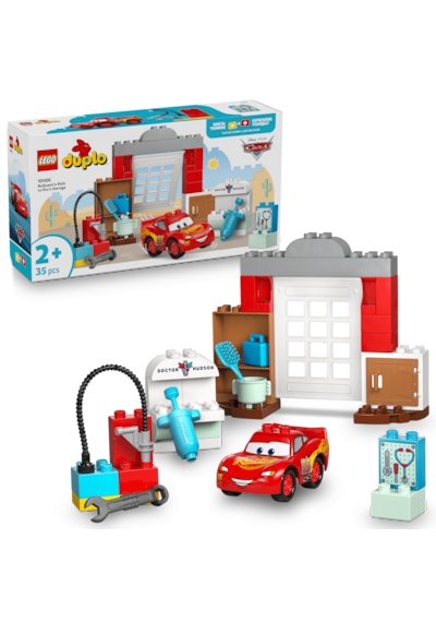 LEGO® DUPLO® │ Disney ve Pixar Arabalar McQueen’in Doc’un Garajını Ziyareti 10456 - 2 Yaş ve Üzeri Çocuklar için Oyuncak Yapım Seti (35P)