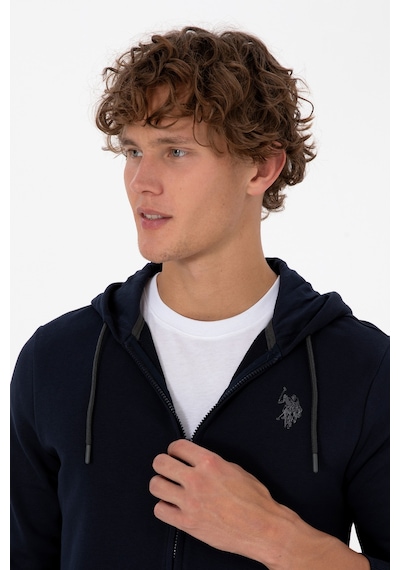 U.S. Polo Assn. Erkek Lacivert Örme Hırka 50313748-VR033