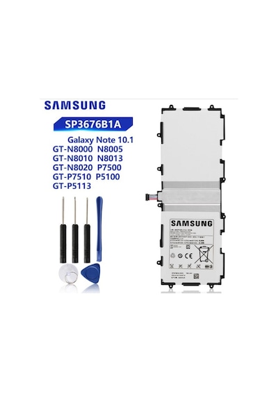 Samsung Uyumlu Galaxy Note 10.1-N8000-N8005-P7500-P5100 Batarya-Pil