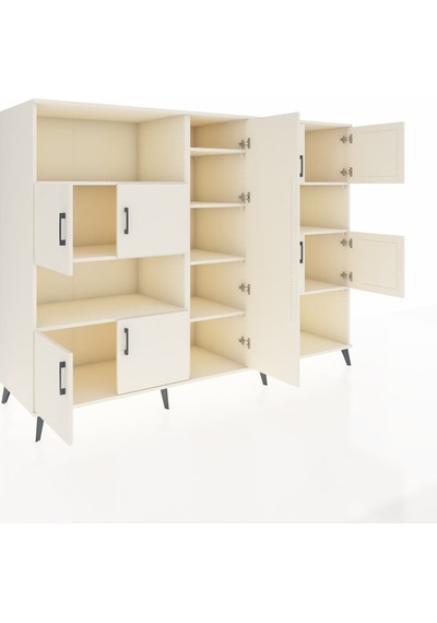 Kronos Dolap 10 Raflı 9 Kapaklı 220x59x163 Aytaşı-aytaşı Aytaşı-aytaşı