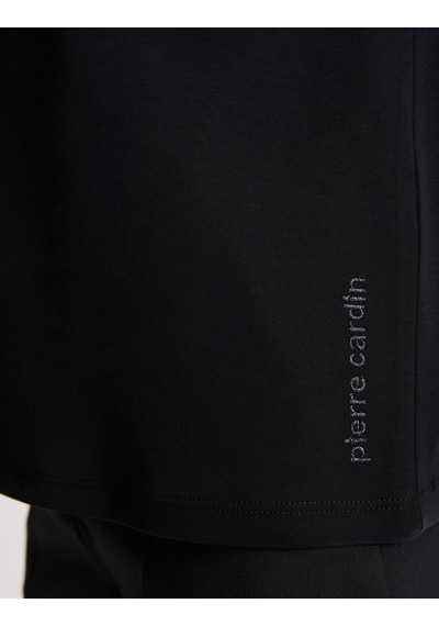 Pierre Cardin Kadın Siyah Tişört Basic 50323570-vr046