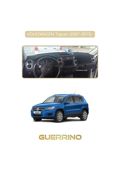 Volkswagen Tiguan 2007-2015 Torpido Koruma Halısı Bej Kenar