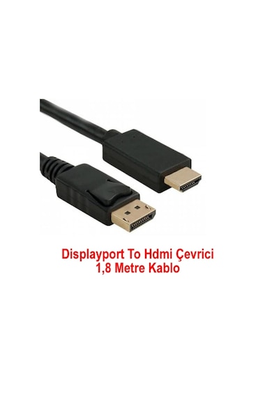 1.8 Metre Displayport To Hdmi Bst-2077P Display Port Hdmi Çevirici