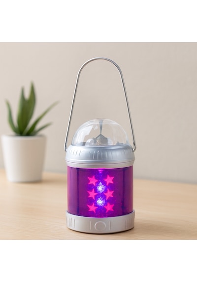 3in1 Döner Disko Işığı, Fanus Fener Ve 20w Powerbank