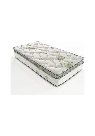 Keremce Deluxe Gold Bambu 80x130 Lüks Pedli Yaylı Yatak Beyaz