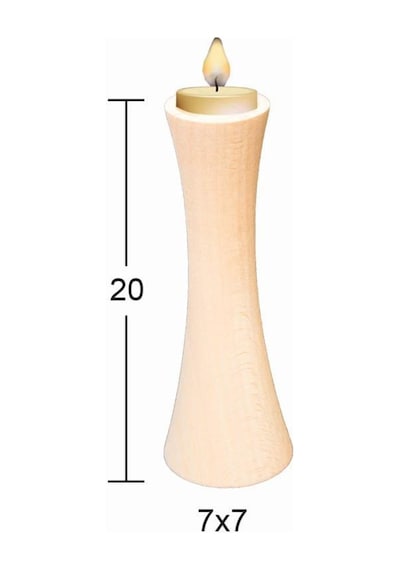 Ahşap Şamdan Şa-39