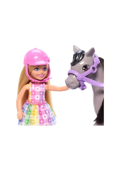 Mattel Barbie Chelsea Bebek Ve Midilli Figür Seti Htk29